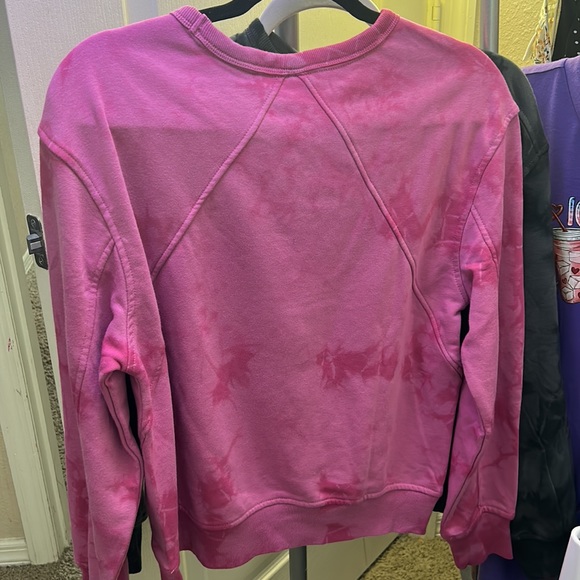Sweatshirt tie dye pink Today I choose Peace - Picture 4 of 4